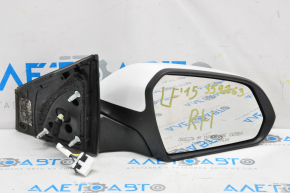 Side mirror right complete Hyundai Sonata 15-17 5 pins, white