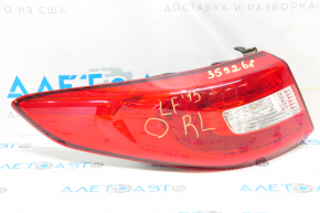 Light outer wing left Hyundai Sonata 15-17 lamp, for polishing