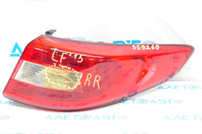 Light outer wing right Hyundai Sonata 15-17 lamp, broken