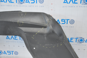 Cadillac ATS 13 rear bumper lip - under 1 pipe, crushed, fastening torn, filed