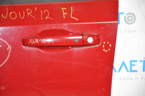Door assembly front left Dodge Journey 11-20 red PR1, bumpers