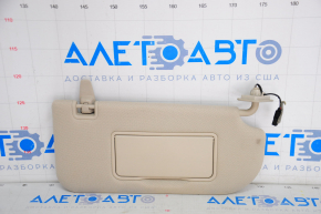 Right visor for Lincoln MKC 15-16 beige