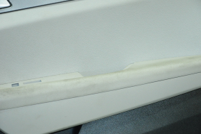 Door trim card front right Hyundai Sonata 15-17 gray with gray insert plastic, armrest leather, gray molding structure, for dry cleaning