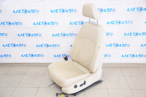 Driver's seat VW Passat b7 12-15 USA without airbag, leather, beige, electric, electrics do not work