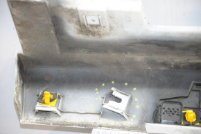 Left threshold Hyundai Sonata 15-17 SE white broken crepe