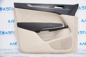 Door trim card front left Lincoln MKC 15-18 beige, with seat memory, for dry cleaning