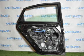 Door assembly rear left Hyundai Sonata 15-19 black S3 butt
