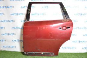 Door bare rear left Nissan Pathfinder 13-20 under chrome molding red NAH, dents