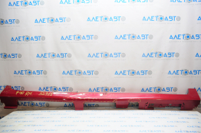 Right threshold Toyota Prius V 12-17 red, torn, broken fastener