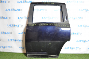 Bare rear left door Jeep Compass 11-16 blue PBV, straightened, butts