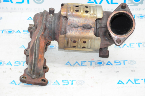 Exhaust manifold with catalytic converter Hyundai Sonata 15-19 2.4