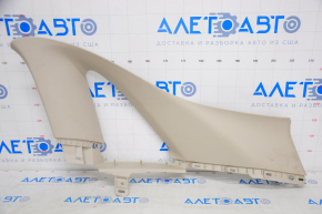 Right rear pillar trim Lincoln MKC 15-16 beige, fastening defect