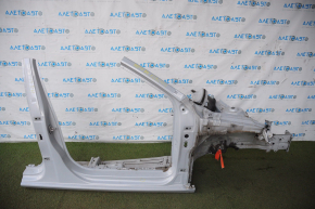 Front right quarter VW Jetta 19-24 gray with center pillar, bumps, dented gun