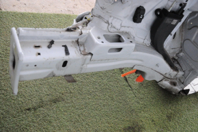 Front right quarter VW Jetta 19-24 gray with center pillar, bumps, dented gun