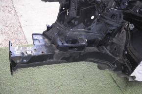 Front quarter right VW Passat b7 12-15 USA black with central pillar