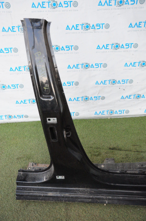 Front quarter right VW Passat b7 12-15 USA black with central pillar