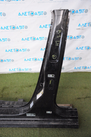 Front quarter left VW Passat b7 12-15 USA black with central pillar