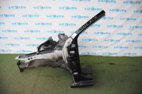 Quarter front left VW Jetta 11-18 USA black, sawn off not according to standard