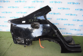 Quarter wing rear right VW Jetta 11-18 USA black, pokes