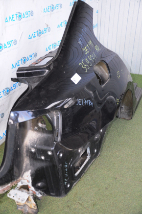Quarter wing rear right VW Jetta 11-18 USA black, pokes