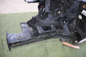 Front right quarter VW Jetta 11-18 USA black with central pillar, pokes