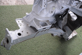 Front right quarter VW Passat b7 12-15 USA silver with central pillar, dented, bumps