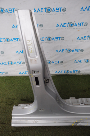 Front right quarter VW Passat b7 12-15 USA silver with central pillar, dented, bumps