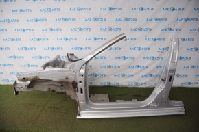 Front quarter left VW Passat b7 12-15 USA silver with central pillar