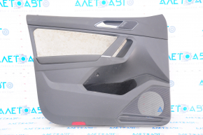 Door trim card front left VW Tiguan 18-19 black-gray, for dry cleaning