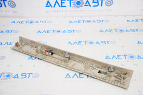 Door sill trim front left Lincoln MKC 15-16 beige with backlight, chrome finish