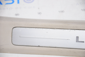 Door sill trim front left Lincoln MKC 15-16 beige with backlight, chrome finish