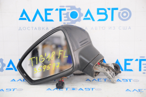 Side mirror left VW Tiguan 18-19 6+2 pins, BSM, turn signal, heated, black