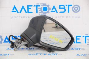 Side mirror right VW Tiguan 18-19 6+2 pins, BSM, turn signal, heated, black
