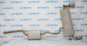 Exhaust pipe with barrel Lincoln MKC 15-16 2.0T catalyst cut off, crushed