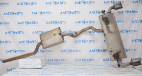 Exhaust pipe with barrel Lincoln MKC 15-16 2.0T catalyst cut off, crushed