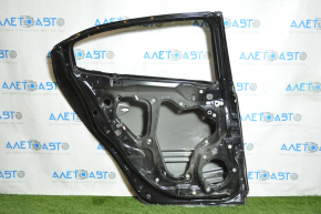 Door bare rear left Mazda 3 14-18 BM black 41W, bumps, dented, putty