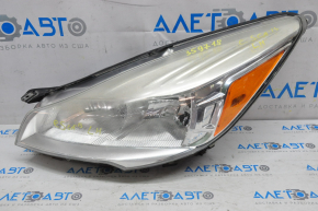Headlight front left bare Ford Escape MK3 13-16 dorest halogen, web, without overlay, broken fastener