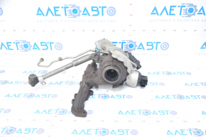 Turbine assembly with manifold and cooling pipes VW Passat b7 12-14 USA diesel 86k