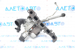 Turbine assembly with manifold and cooling pipes VW Passat b7 12-14 USA diesel 86k