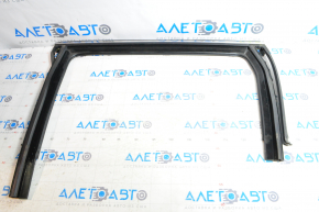 Upper rear left door molding for Jeep Cherokee KL 14-23, chrome, with glass seal