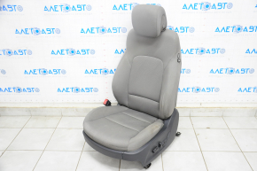 Driver's seat Hyundai Santa FE Sport 13-16 pre-rest, without airbag, electric, cloth, gray