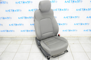 Passenger seat Hyundai Santa FE Sport 13-16 pre-rest, without airbag, fur, cloth, gray