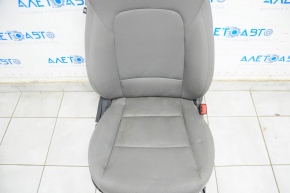 Passenger seat Hyundai Santa FE Sport 13-16 pre-rest, without airbag, fur, cloth, gray