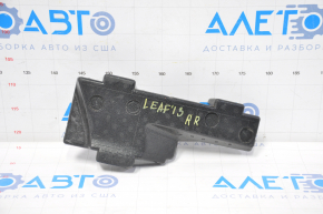 Rear bumper absorber right Nissan Leaf 13-17 black torn off mount