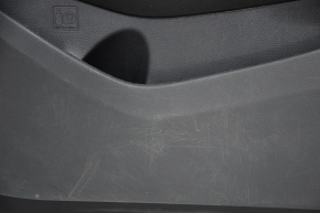 Door trim card front right Hyundai Santa FE Sport 13-16 black with gray insert, scratches