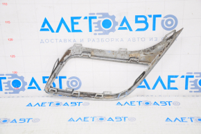 Right muffler frame VW Tiguan 18-21 chrome, worn, swollen chrome