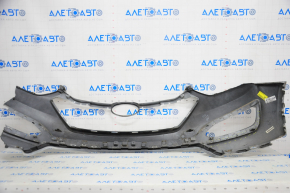 Front bumper bare Hyundai Santa FE Sport 13-16 prerest upper part USA white, missing left part, cracks, scratch