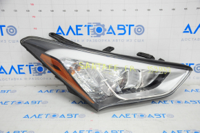 Headlight front right bare Hyundai Santa FE Sport 13-16 prerest usa halogen