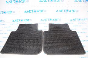 Set of floor mats for 7 seats VW Tiguan 18-19 rubber
