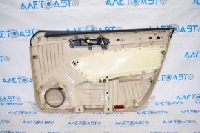 Door trim card front left VW Passat b8 16-19 USA beige, for cleaning, broken fastener